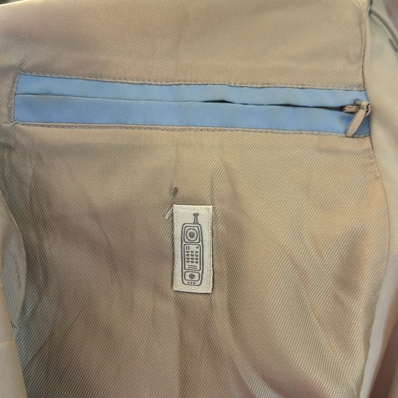 Women’s Liz Claiborne Tan Polyester Hooded Windbreaker Rain Jacket Size Small - Picture 11 of 13